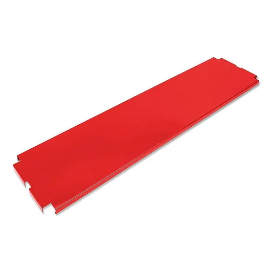 Repisa Opcional, Carrito De Plataforma En U - 41x152cm, Roja