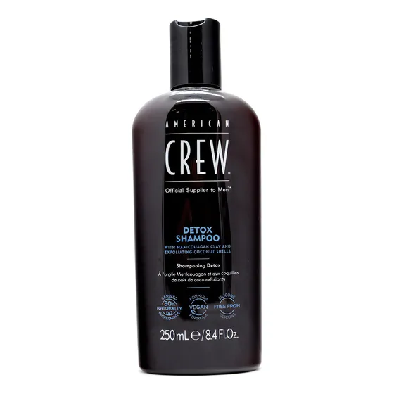  Shampoo Detox American Crew Limpieza Exfoliante 250ml