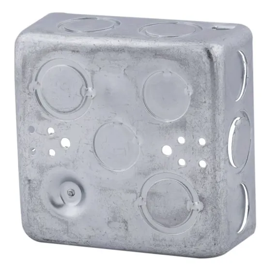 Caja Eléctrica 4x4 Calibre 24 Zincada