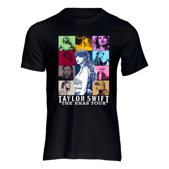 Camiseta Algodão Unissex T Shirt Taylor Swift The Eras Tour
