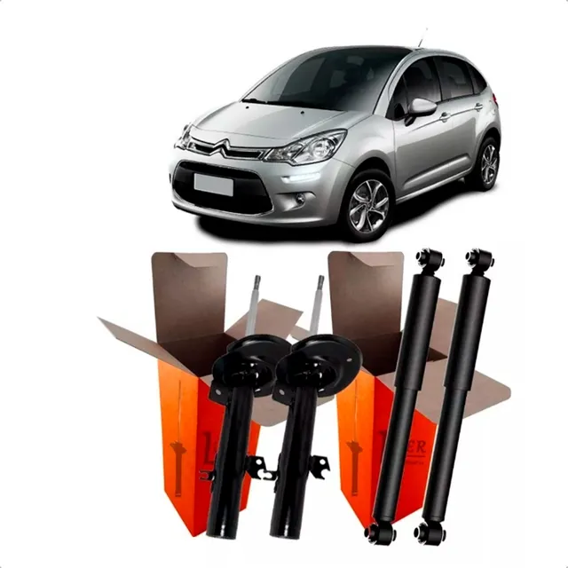 4 Amortecedor Dianteiro Traseiro C3 Manual 2013 2014 2015