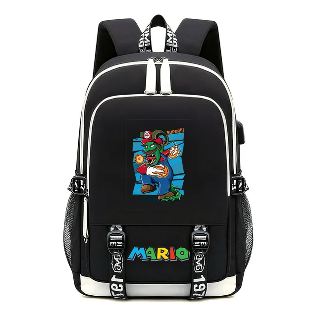 Mochila Super Mario Cute 2024, 21 Litros. M30-m110.