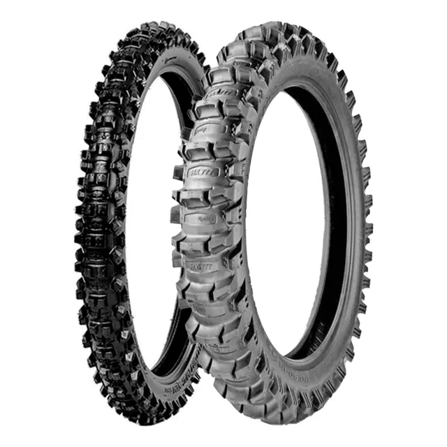 Jogo Pneus Moto Borilli Medium Soft Mx77 80/100-21+120/90-19
