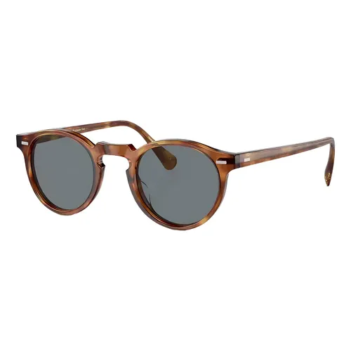Óculos de Sol Persol PO3264S Marrom Lente Azul UV Proteção Adultos