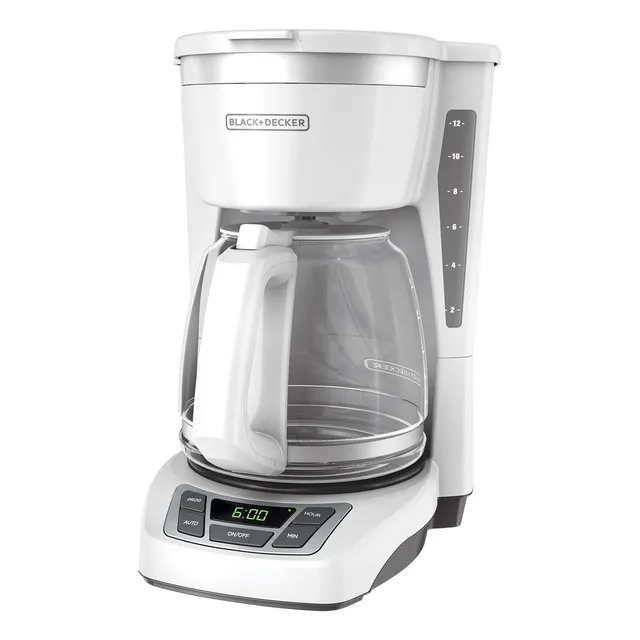 Cafetera Black+decker, 12 Tazas, Digital Programable, Negra