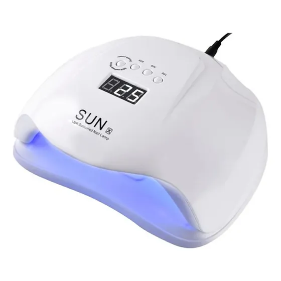 Cabine Led Uv Para Unhas Gel Sun X Bivolt 128w Temporizador