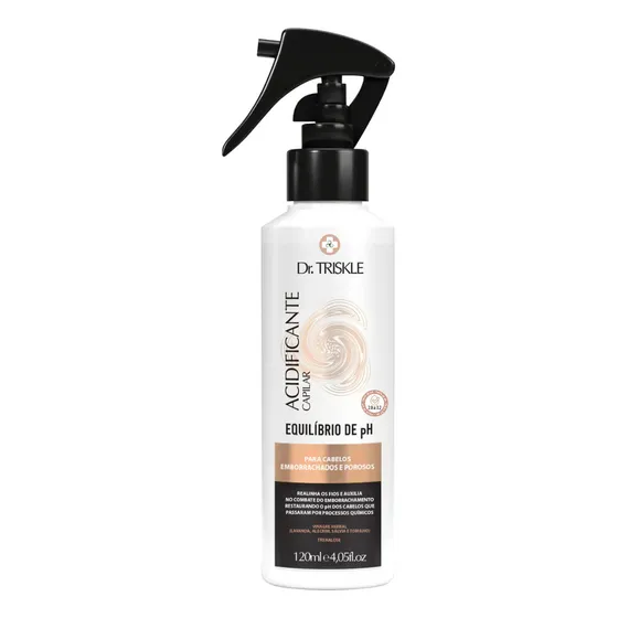 Acidificante Antiemborrachamento Dr. Triskle Equilíbrio Ph Brilho Reconstrução Capilar 120ml Cabelos Quimicamente Tratados