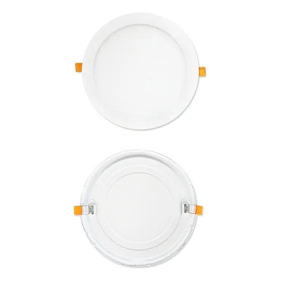 Foco Panel Led 18w Plafón Redondo embutido 22cm 220v Luz Neutra 4000k 220v Demasled