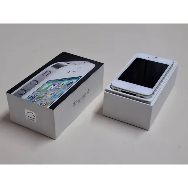 Celular iPhone 4 Blanco 8gb Caja Original + Accesorios