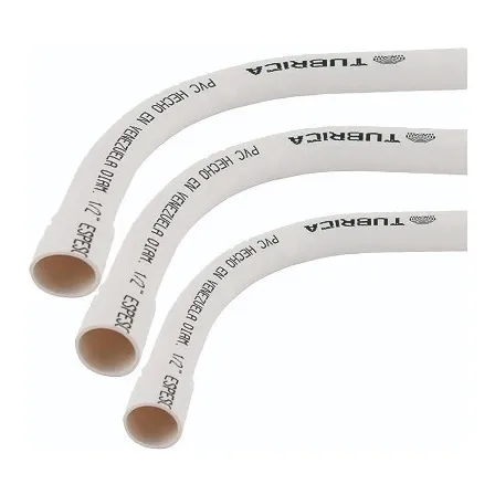Curva Electricidad Conduit Pvc 3 Pulgadas 90° Blanco Tubrica