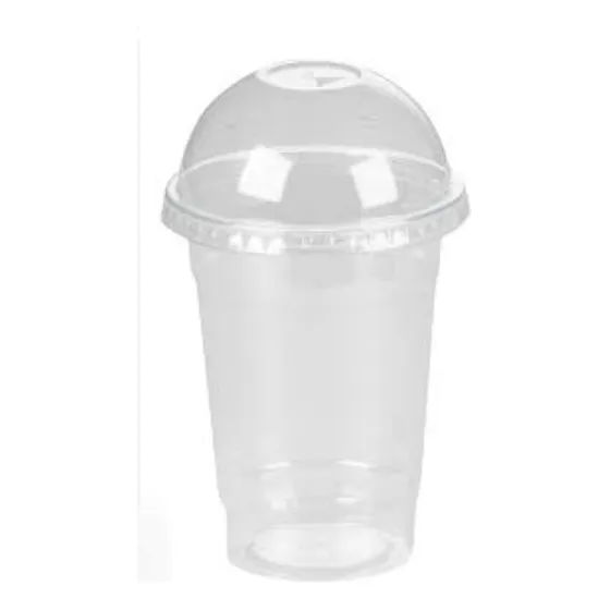 Vaso Tipo Cosecha 12 Onzas X 100 Uni+ Tapa Domo Pitillera