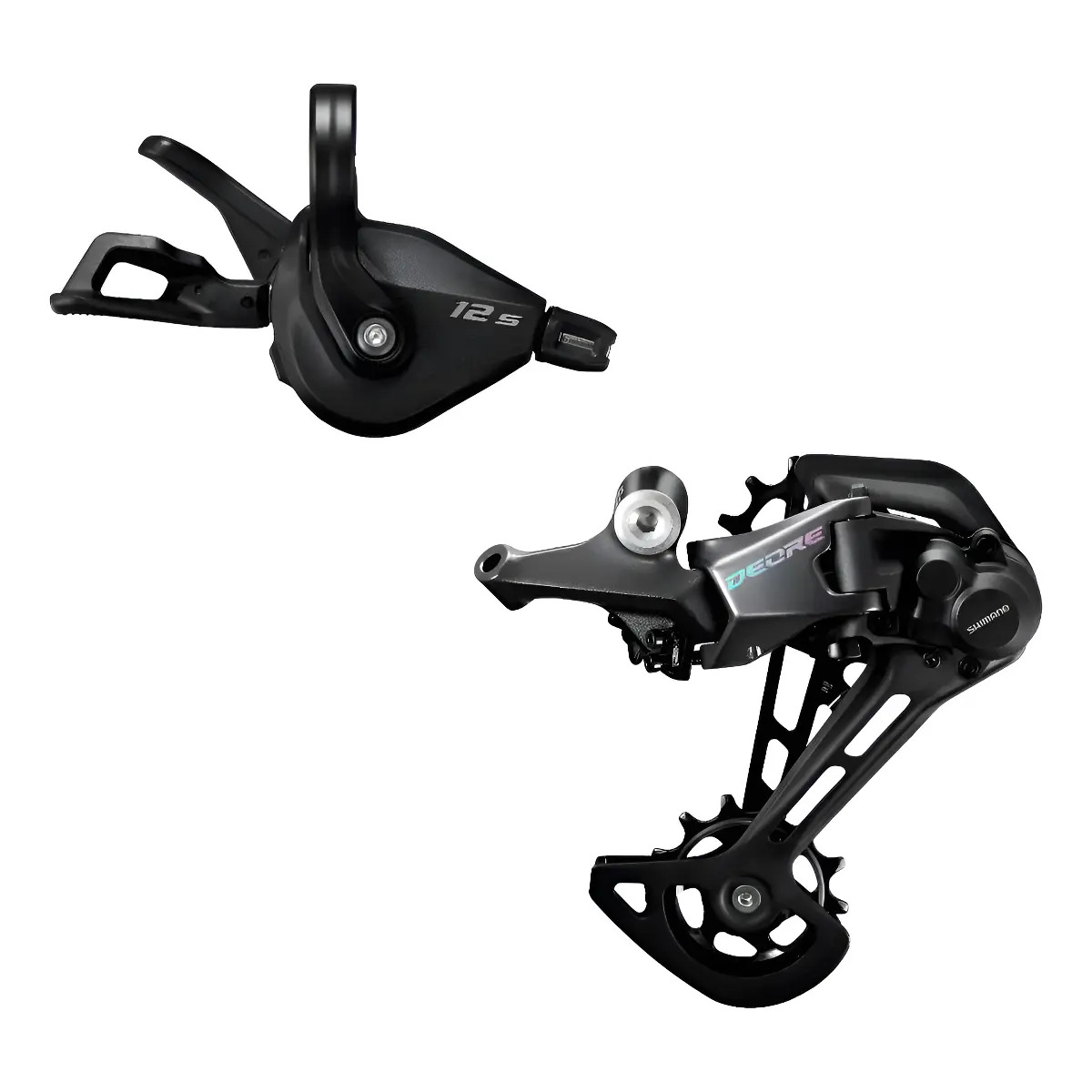 Kit Shimano Deore 12v Cambio M6100 Sgs + Alavanca Passador