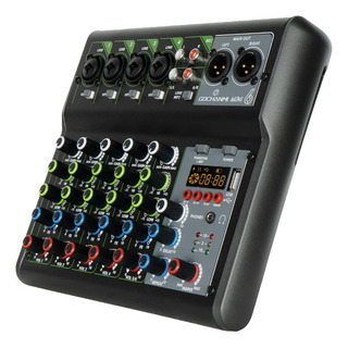 Consola Gc Sonido Amplificada Mini6 6 Canales Mixer Potencia Consola Gc Sonido Amplificada Mini6 6 Canales Mixer Potencia
