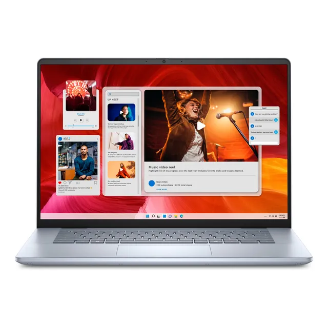 Dell Inspiron 16 Plus Laptop 2024 16" 1920 x 1200 Touch IPS Intel Core Ultra 7 155H 16-Core 32GB LPDDR5 1TB SSD Windows 10 Home Backlit KB Wi-Fi 6E Thunderbolt 4 1080p Camera Azul Hielo