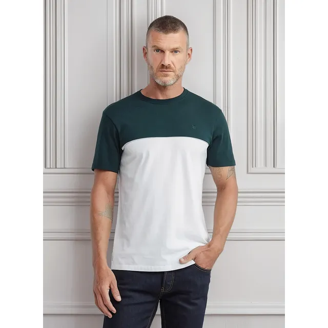 Camiseta Hombre Block Chevignon 642f014 Verde