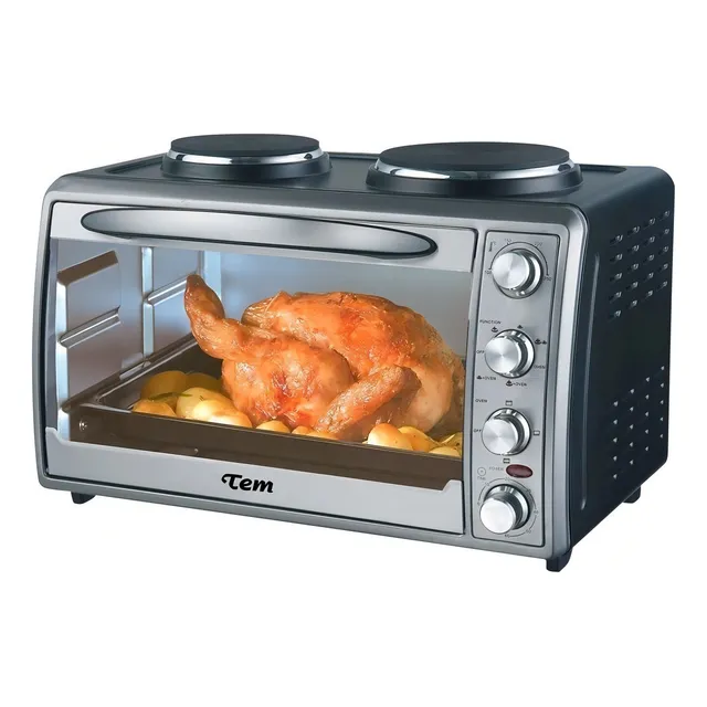Horno de mesa eléctrico Tem T1LEO452H 42L acero inoxidable 220V