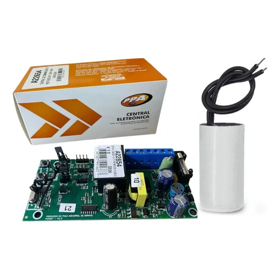 Placa Central Motor Ppa Agility Pop Freio Biv  + 1 Capacitor