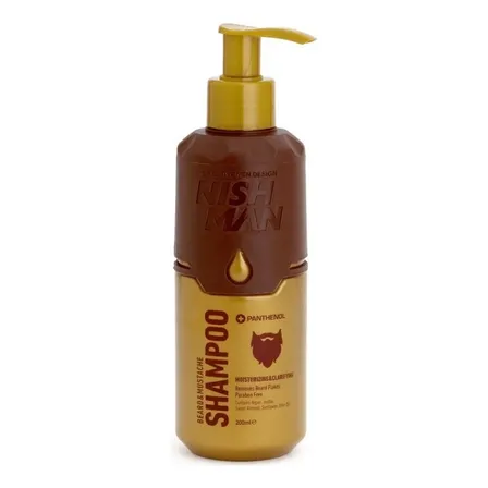 Shampoo Para Barba Y Bigote Nishman 200ml