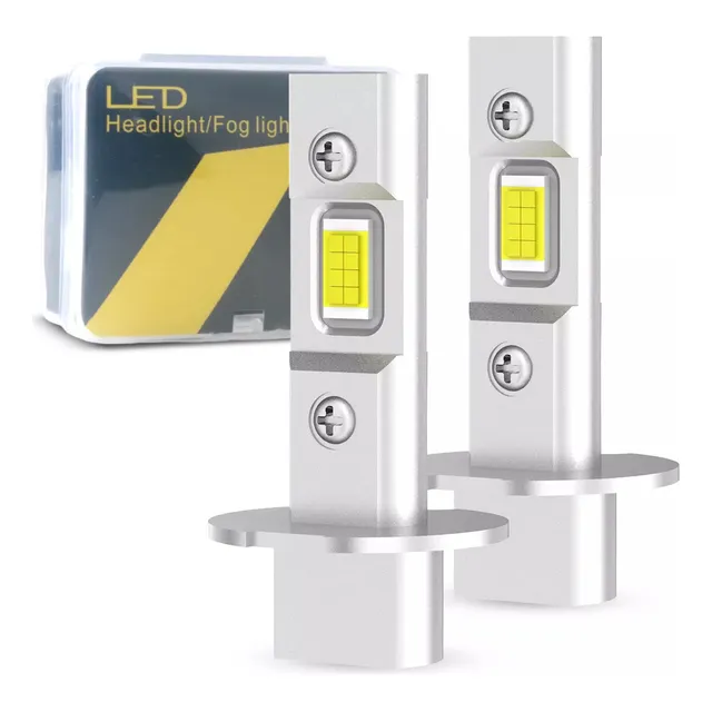 Ampolleta Auto Mini Led Kit H1 H3 Plug And Play 1:1 Original