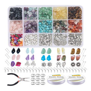 A Kit Para Hacer Pulseras, Piedra De Color Grava Natural De A Kit Para Hacer Pulseras, Piedra De Color Grava Natural De