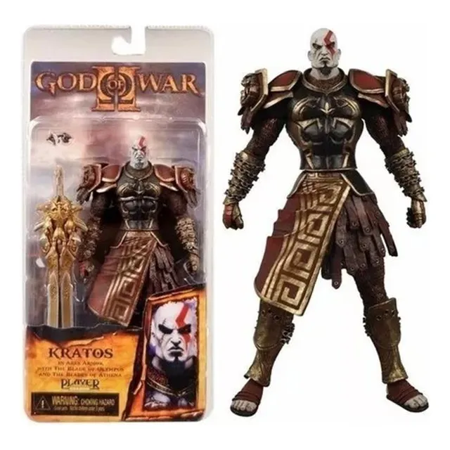 Figuras Kratos Ares Armor God Of War 2 Neca Ps Acción Pvc
