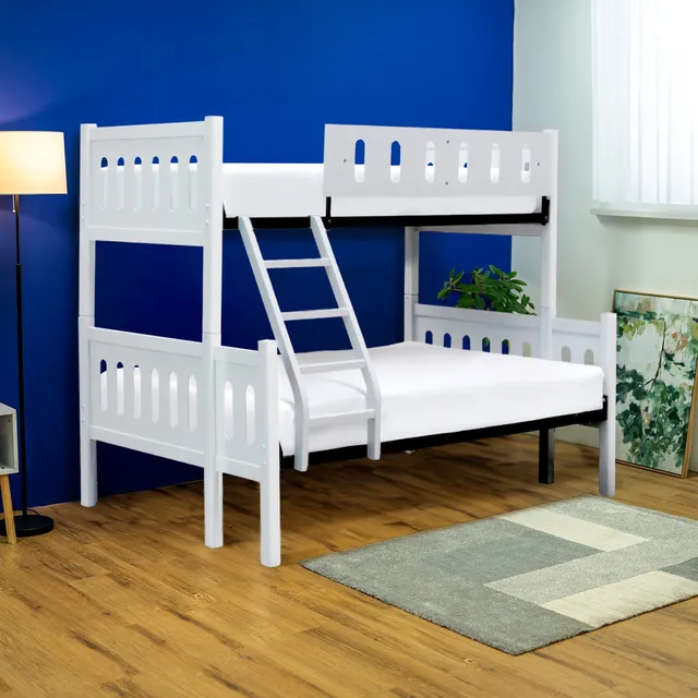 Litera Individual - Matrimonial Cherokee Con Cabecera Blanco