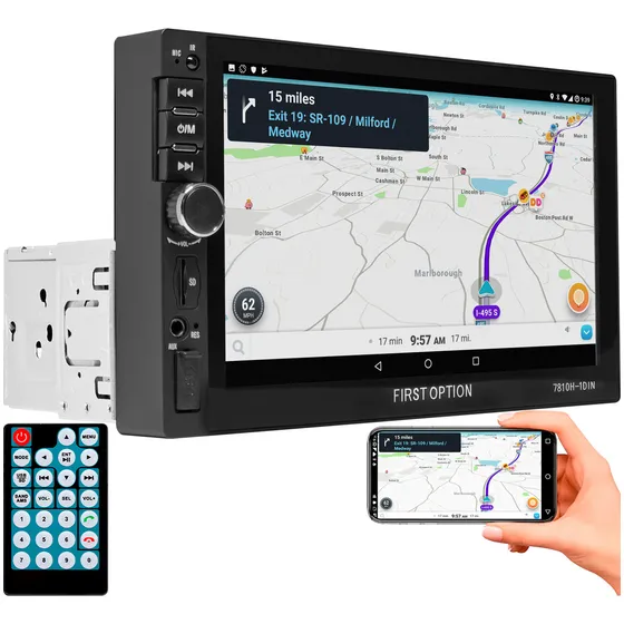 Tela Carro 1 Din Mp5 Bluetooth Espelhamento Usb Sd Android