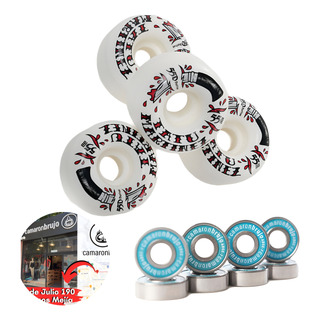 Ruedas De Skate Woodoo Tatu Martinez + Rulemanes Cb Abec 7 Ruedas De Skate Woodoo Tatu Martinez + Rulemanes Cb Abec 7