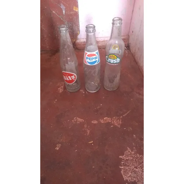 Botellas Antiguas De Bebidas Pepsi Cola Bilz Crush