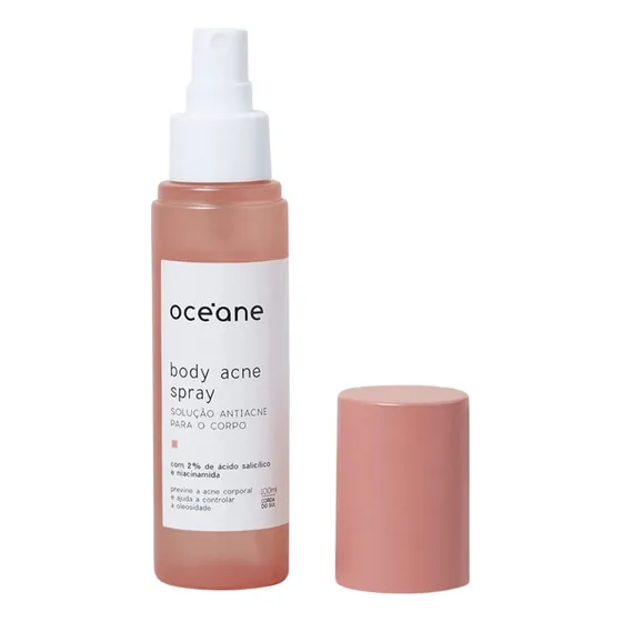 Solução Antiacne Para O Corpo - Body Acne Spray 100ml Océane