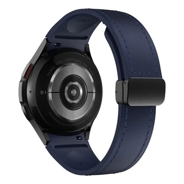 Correa Cuero Silicona Para Samsung Galaxy Watch 7 6 5 4 Fe