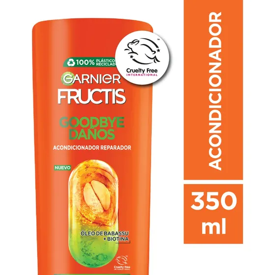 Acondicionador Reparador Fructis Garnier Goodbye Daños 350ml