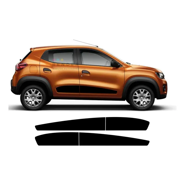 Vinilo Laterales Enteros Adhesivos Zócalo Renault Kwid 