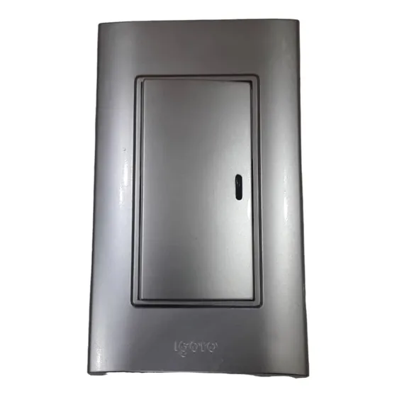 Interruptor Largo 125-250v 10a Plata Marca Igoto B512-s