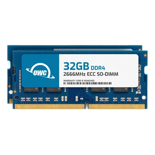 Owc 64gb (2x32gb) Ddr4 2666mhz Pc4-21300 Cl19 2rx8 Ecc