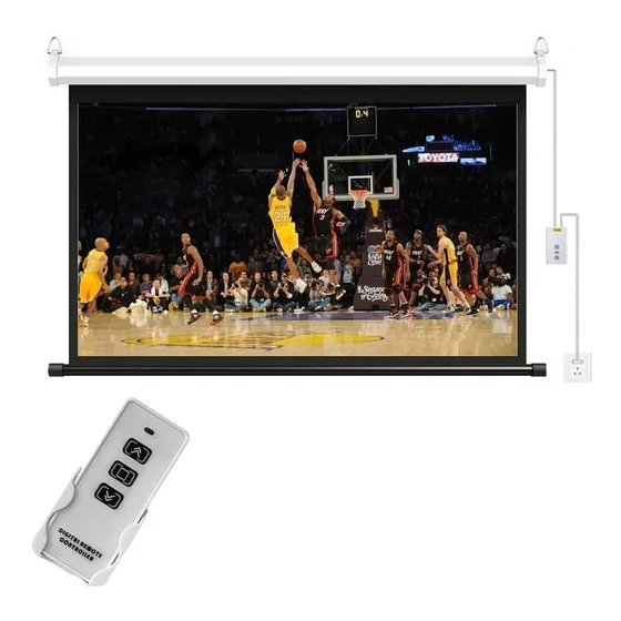Pantalla Proyector Deen Casa 60 Proyeccion Motorizada 3d