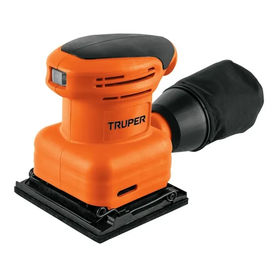 Lijadora Orbital Profesional 200 Watts 1/4 Hoja Truper 15731