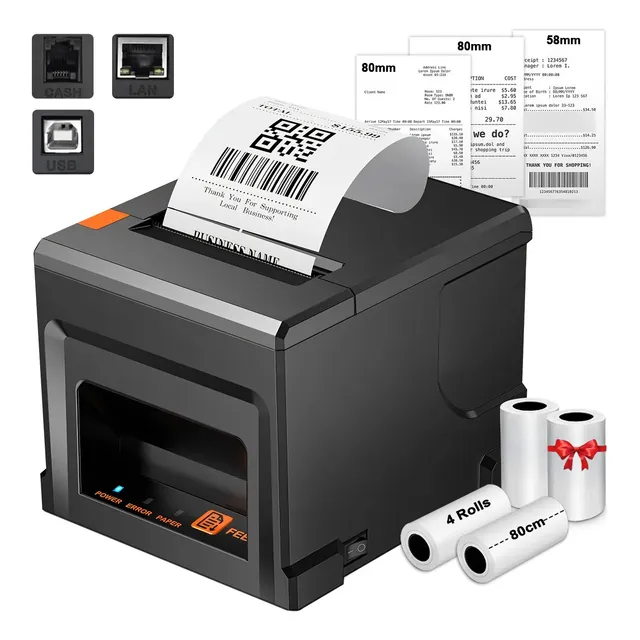 Impresora Térmica Esc/pos Con Corte Automático De 80mm
