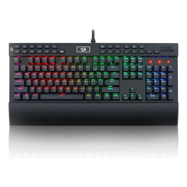 Teclado Gamer Redragon Yama K550 Purple Español Negro Rgb Idioma Español Latinoamérica