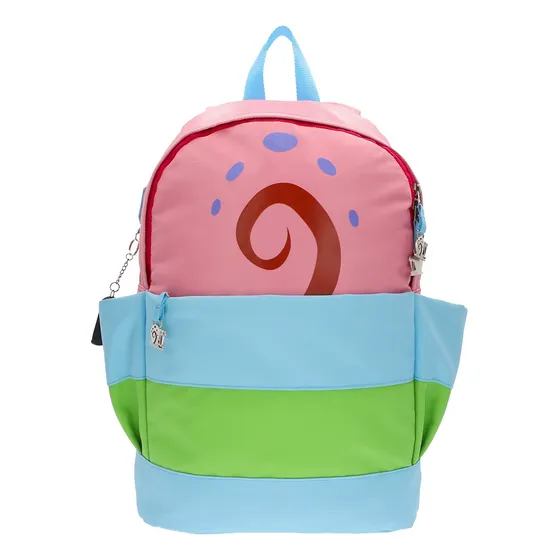 Mochila Bob Esponja Gary Edicion Limitada Color Rosa Diseño De La Tela Lisa