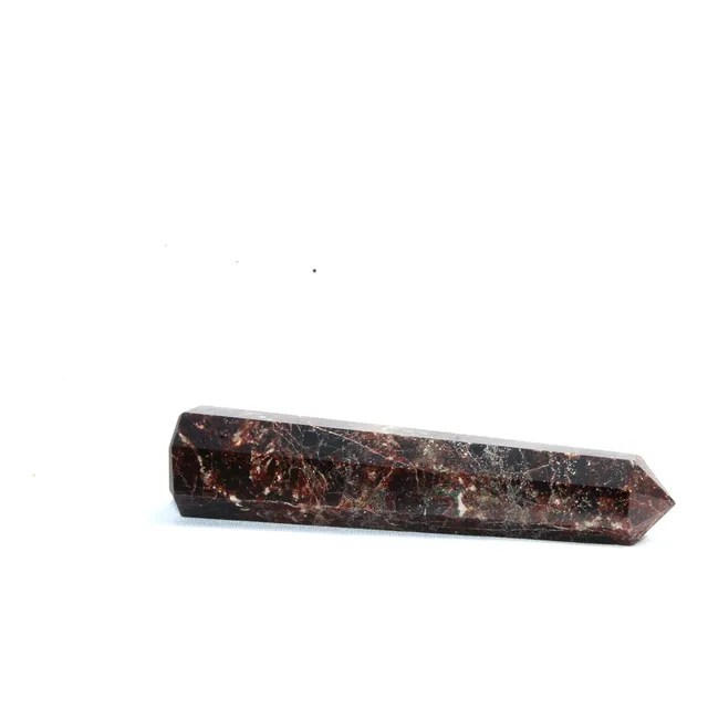 Jet Granate Obelisco 10 Cm Aprox. 70-100 Gms Con Piedras Pre