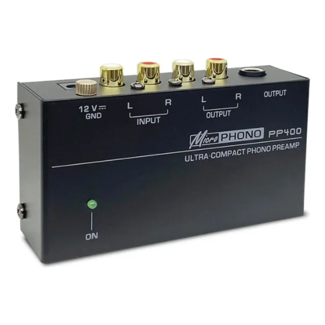 Preamplificador Para Tornamesas 110v-240v Negro