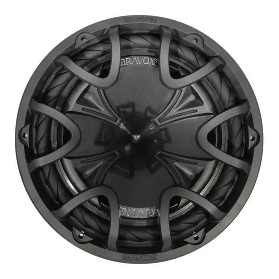 Subwoofer Bravox 12 Bk12 D2 350w Rms Bobina Dupla 2+2 Ohms