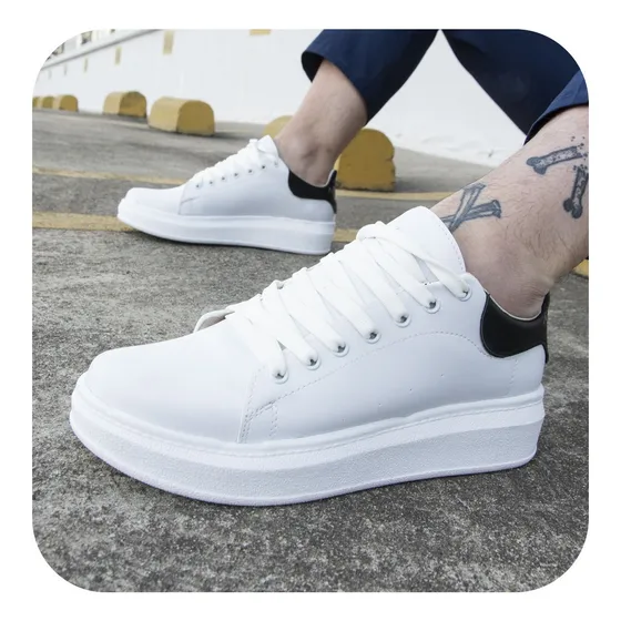 Zapatillas Negro Hombre Mujer Urbana Liviana Anatomica King