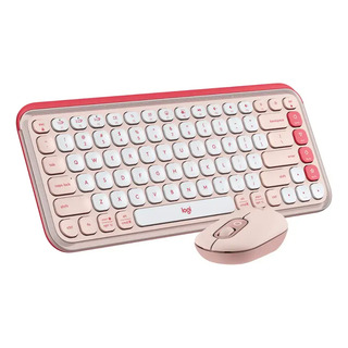 Combo Teclado Y Mouse Logitech Pop Icon Tkl Bluetooth Rosa Combo Teclado Y Mouse Logitech Pop Icon Tkl Bluetooth Rosa