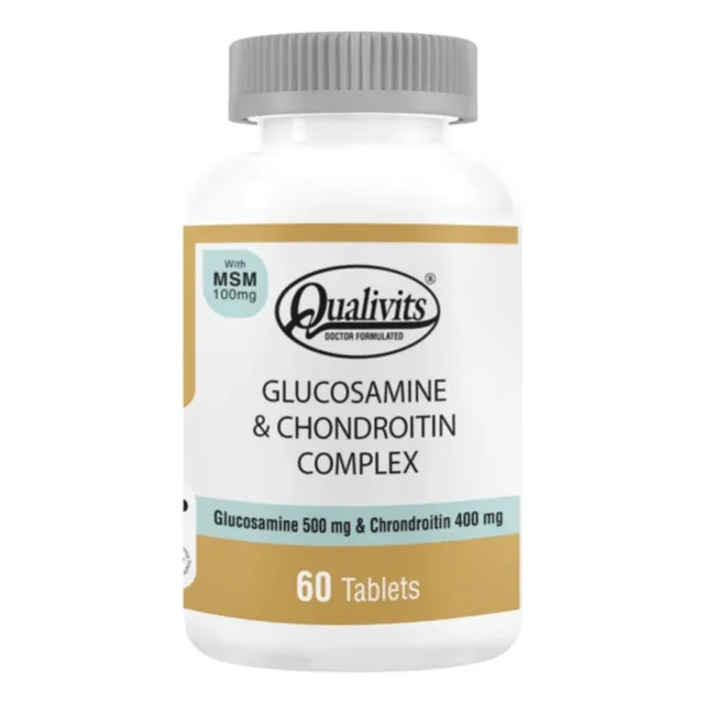 Complejo De Glucosamina Y Condroitina X60 - Qualivits Sabor Natural