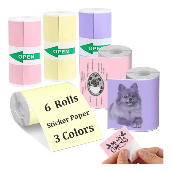 Rollos Termicos Y Autoadhesivos Para Mini Impresora Termica