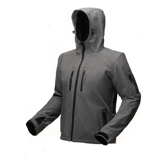 Campera Moto Softshell Capucha Urban Drostav