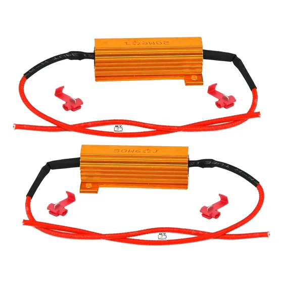 2 Resistor Canceller Lâmpadas Led 50w 6 Ohm Automotivo 12v