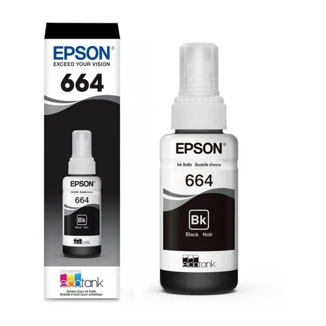 Tinta Epson T664120 Negro 664 L110/l200/l210/l350/l355/l555
